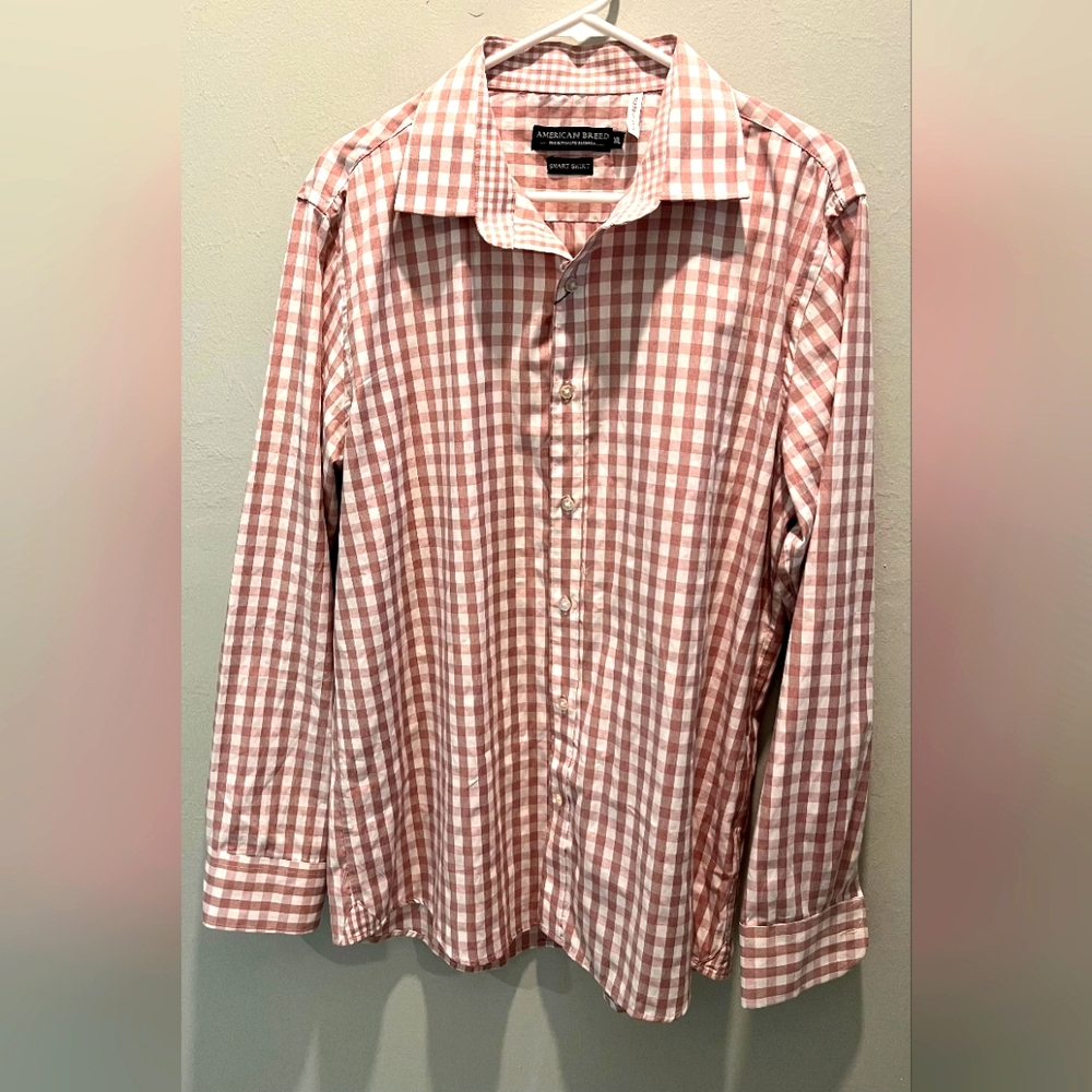Men's American Breed Check "Smart Shirt"  Size XXL. NWT